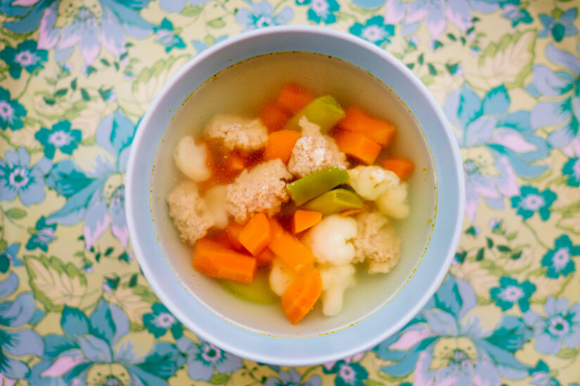 Quick vegetable soup | foto